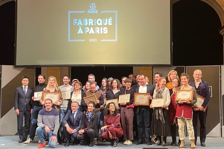 Produits primés et recompensés du Label Fabriqué à Paris 2023